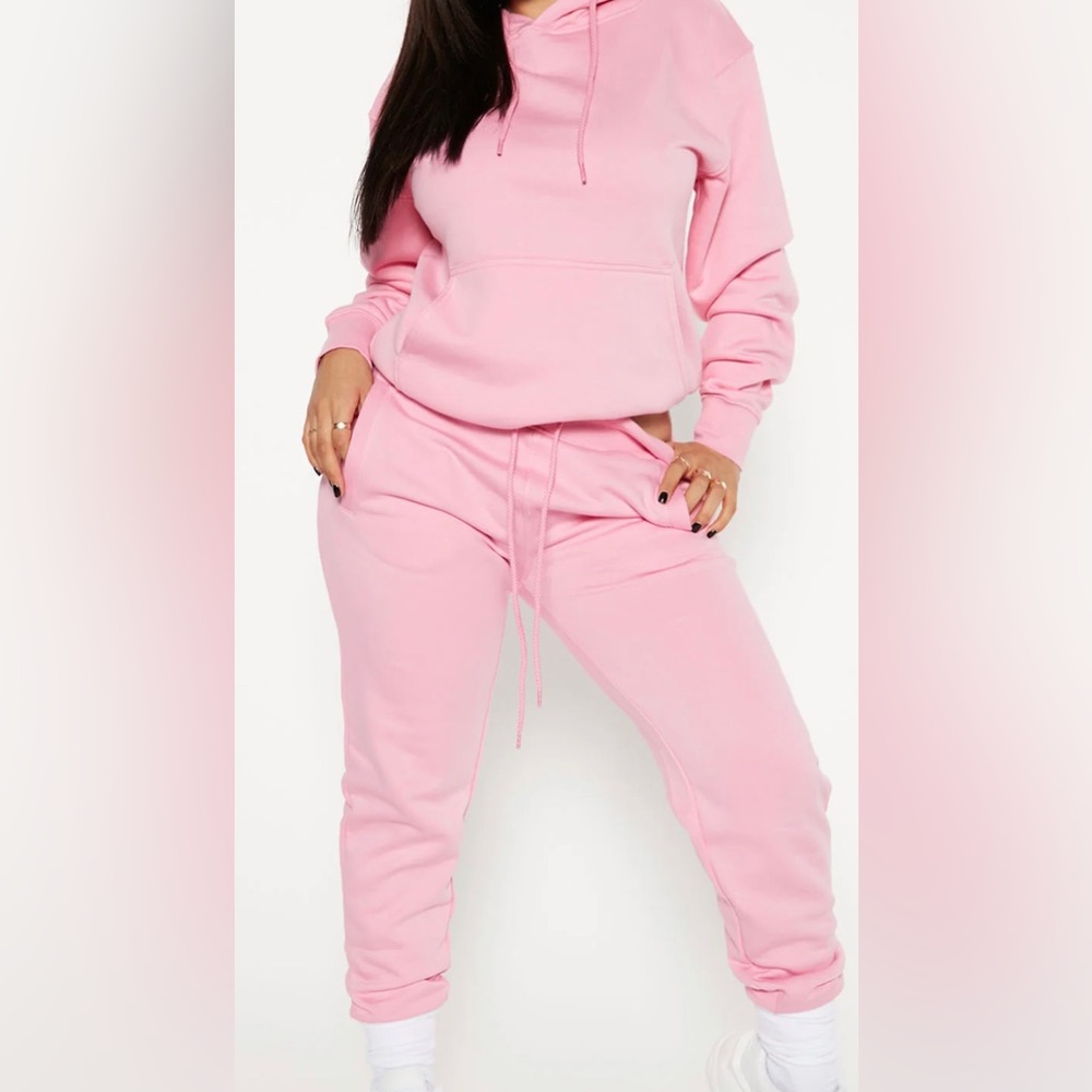 💖💖PINK PLUS SIZE SWEAT SUIT SET NWOT